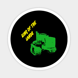 King of the lands simple - american tractor Magnet